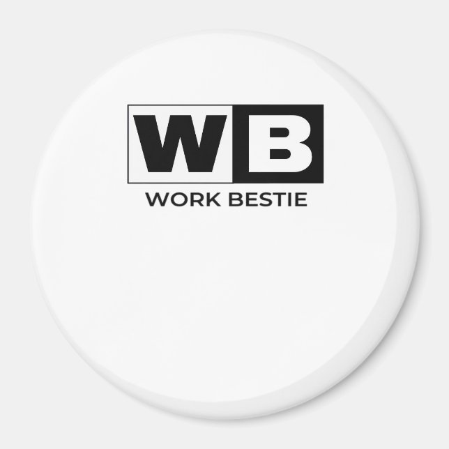 Arbeta Bestie Classic Magnet (Framsidan)