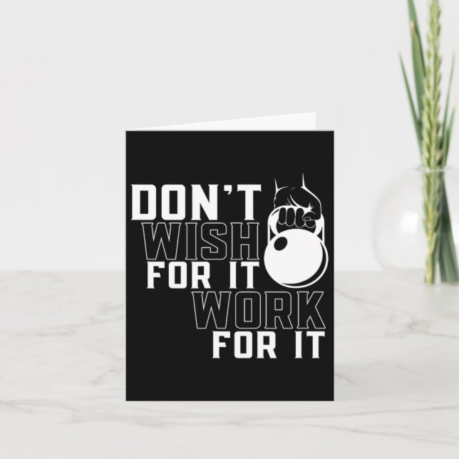 Arbeta för att väga upp arbetsgymen Fitness Trai Kort (Framsida)