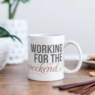 Arbeta för Helg   Offert Grått & Ro Guld Kaffemugg