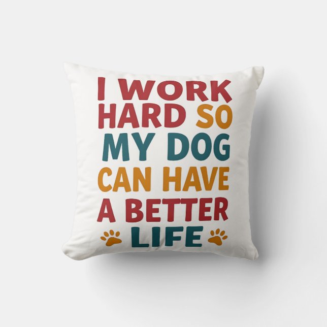 Arbeta för min Hund Kudde (Framsida)