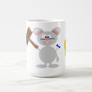 Arbeta för ost kaffemugg