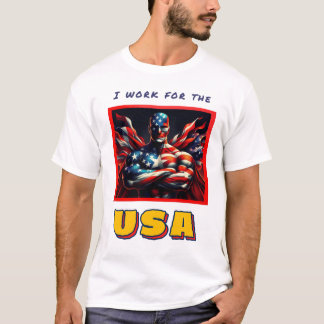 Arbeta för USA T Shirt
