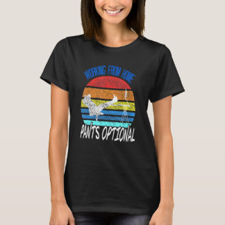 Arbeta från Byxor Retro-design som tillval finns T Shirt