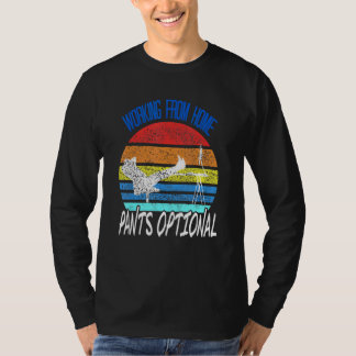 Arbeta från byxor valfria   Retrodesign presentera T Shirt