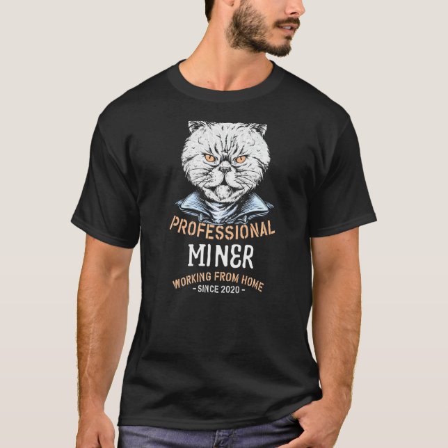 Arbeta från Professionell Pitman för gruvdrift i h T Shirt (Framsida)