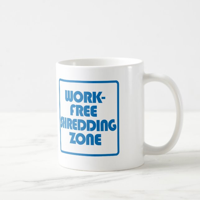 Arbeta fritt sönderfall Zont Kaffemugg (Höger)
