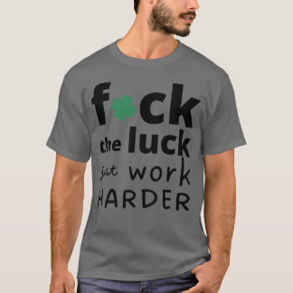 Arbeta hårdare 70-tals tjej t shirt