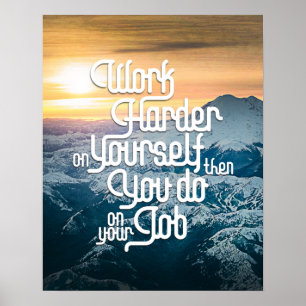 Arbeta hårdare mot dig själv - Lagen om Attraktion Poster