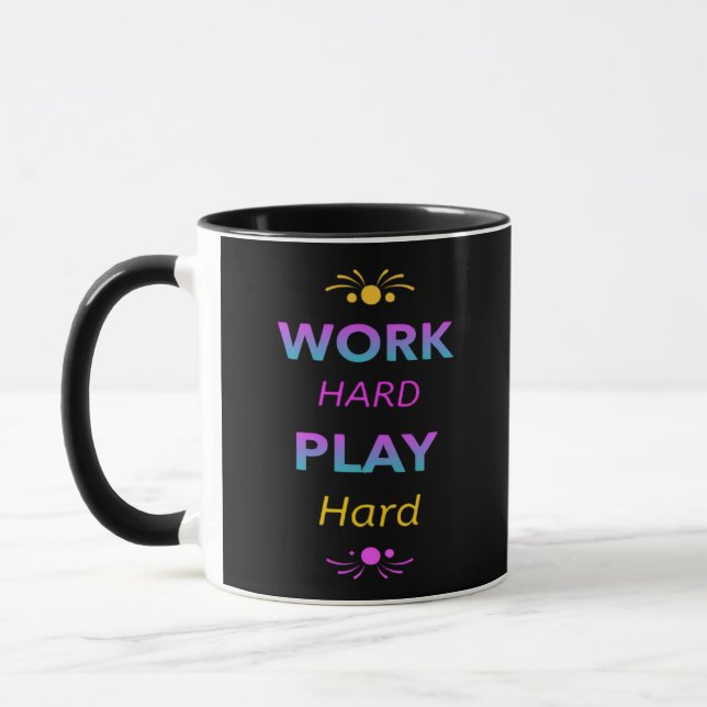 Arbeta hårt - Arbetets arbetsdag för arbetstagarna Mugg (Vänster)