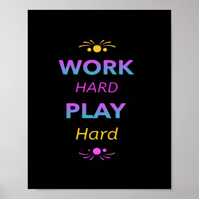 Arbeta hårt - Arbetets arbetsdag för arbetstagarna Poster (Framsidan)