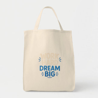 Arbeta hårt Dream Big Tote-paket Tygkasse