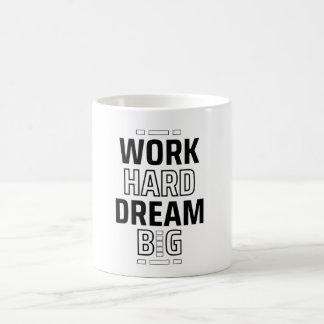 Arbeta hårt dröm stort motiverande Trucker Hatt | Kaffemugg
