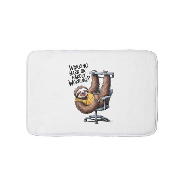 Arbeta hårt eller knappt i gång badrumsmatta (Framsidan)