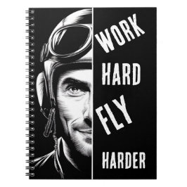 ARBETA hårt, Fly Harder, Pilot, Tecknad Anteckningsbok