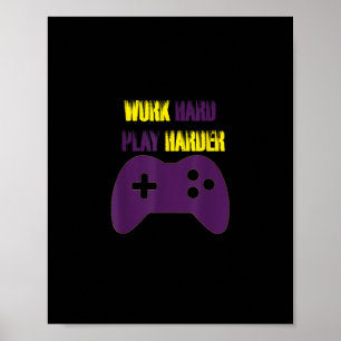 Arbeta hårt för att spela så tufft spel för spelsp poster