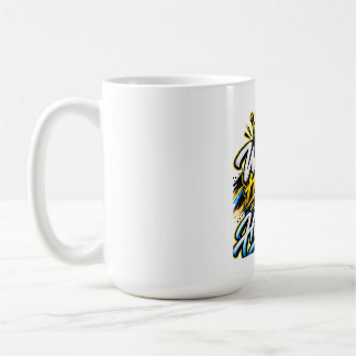 Arbeta hårt Håll dig ödmjuk Kronamotivationsdesign Kaffemugg
