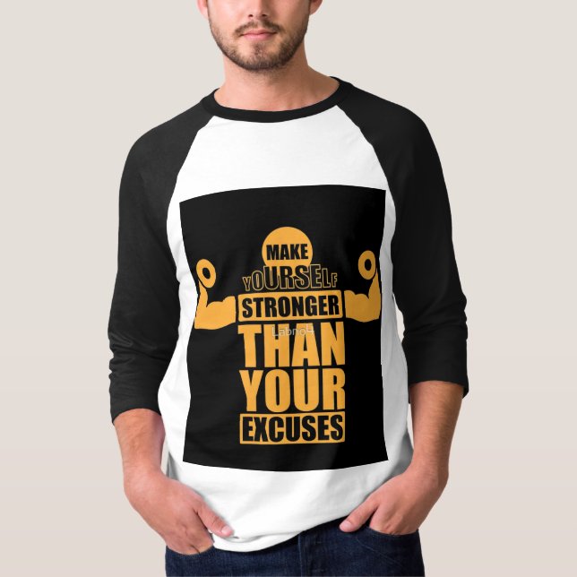 Arbeta hårt, håll dig ödmjuk" T-Shirt (Framsida)