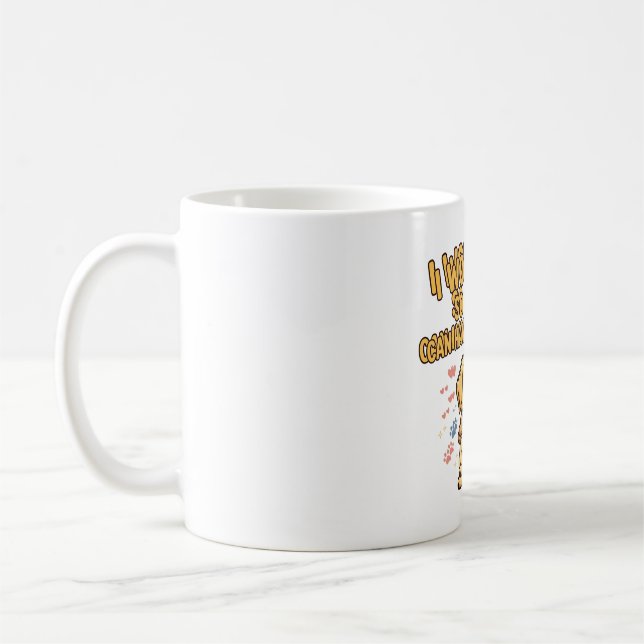 Arbeta hårt hund kaffemugg (Vänster)