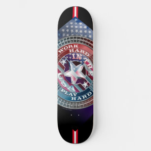 Arbeta hårt i Skateboard i USA