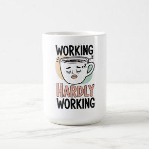 Arbeta hårt - Lazy - Lazy - Ljuny Coffee Mugg