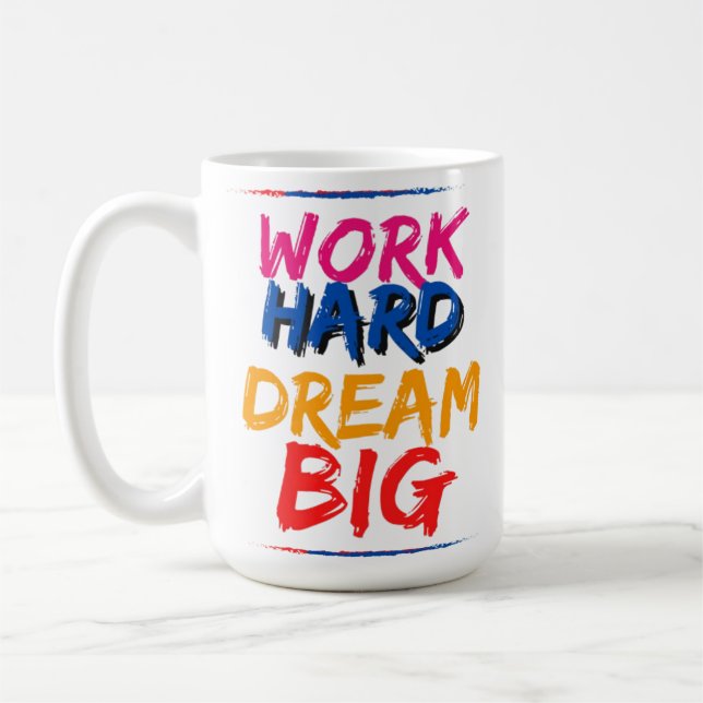 Arbeta hårt med Big Mugg Design (Vänster)