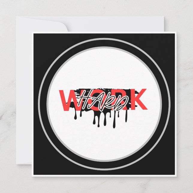 Arbeta hårt motiv (Framsida)