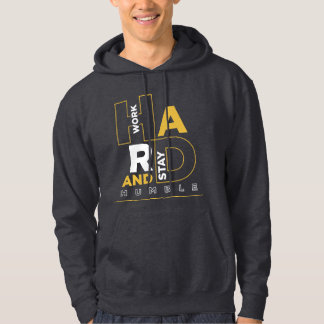 Arbeta hårt och håll dig ödmjuk hoodie