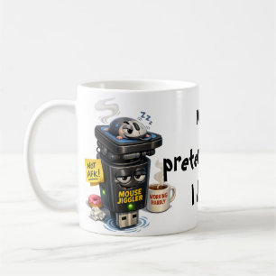 Arbeta Hemifrån - Mus Jigglaren Kaffemugg