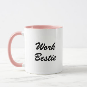 Arbeta i Bestie Roligt Coworking Typography Coffee Mugg