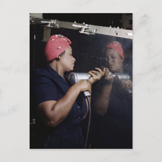 Arbeta i fabriken vykort (Framsida)