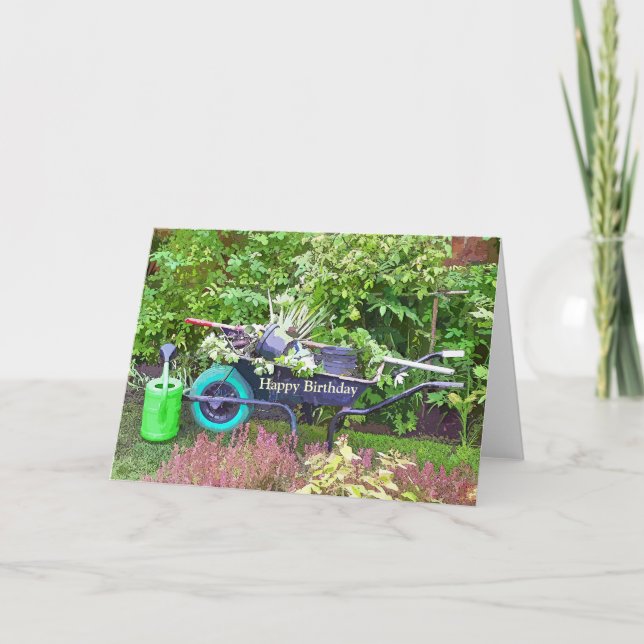 ARBETA I TRÄDGÅRDEN KORT (Framsida)