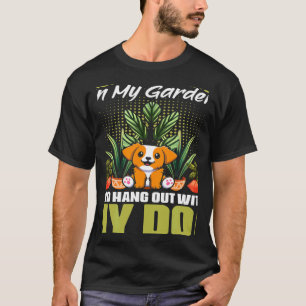 Arbeta i trädgården med hundar Trädgårdsskötsel Bl T Shirt