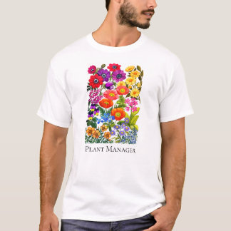 Arbeta i trädgården T-tröja för T Shirt