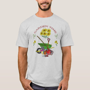 Arbeta i trädgården tee shirt