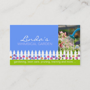 Arbeta i trädgården - visitkort