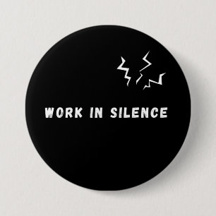 Arbeta i Tystnad Minimalistisk Motivationscitat Sv Knapp