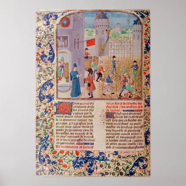 Arbeta i Vineyard Poster (Framsidan)