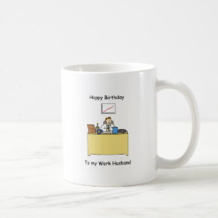 Arbeta Make Grattis på födelsedagen Kaffemugg