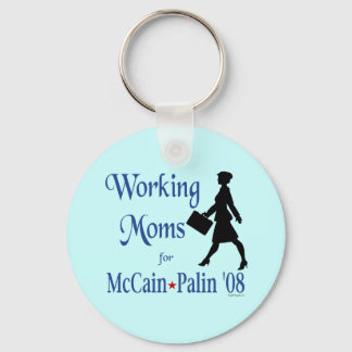 Arbeta Mammor för McCain Palin Keychain Nyckelring