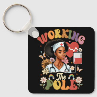 Arbeta med Akutet för polsk finare ICU-sjuksköters Nyckelring