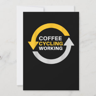 Arbeta med att upprepa portar för kaffecykling tack kort