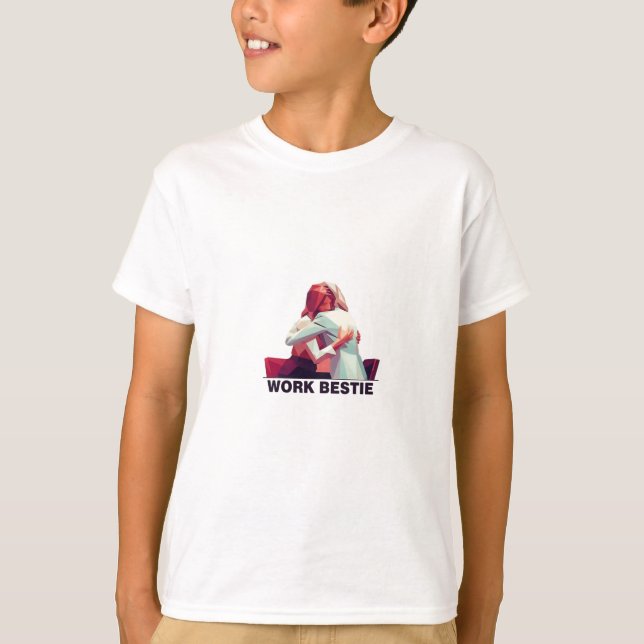 Arbeta med bästa klassiska virus t shirt (Framsida)