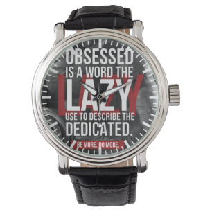 Arbeta med "Body byggnad" Gym Motivational Armbandsur