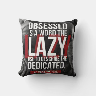 Arbeta med "Body byggnad" Gym Motivational Kudde