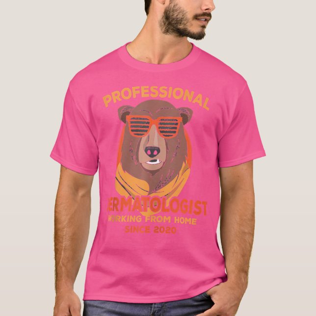 Arbeta med Dermatolog Dermatoology Pappa Sk T Shirt (Framsida)