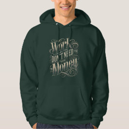 Arbeta med dina drömmar om motivation hoodie