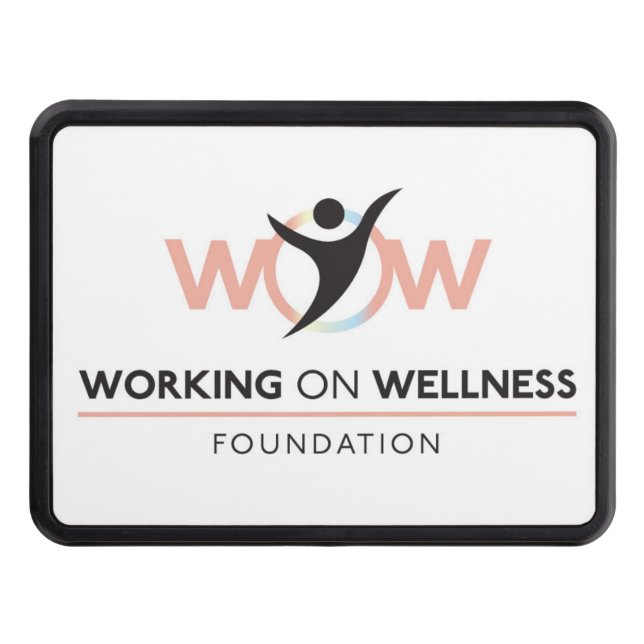 Arbeta med Hälsa Foundation Tow Hitch Cover Dragkroksskydd (Framsidan)