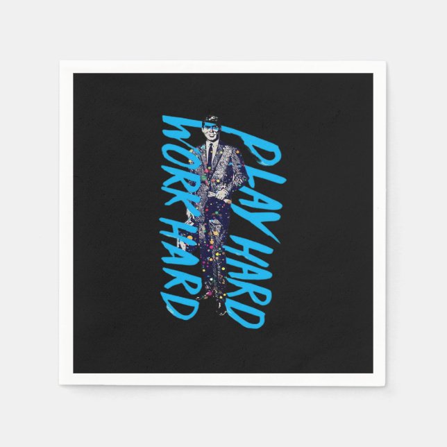 Arbeta med hårddiskuppspelning så hårt klassiskt m pappersservett (Framsidan)