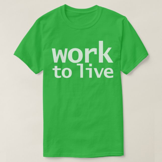 Arbeta med Live Funny Typography T Shirt (Design framsida)