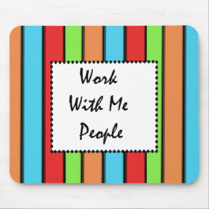 Arbeta med mig och folk: Mousepad Musmatta